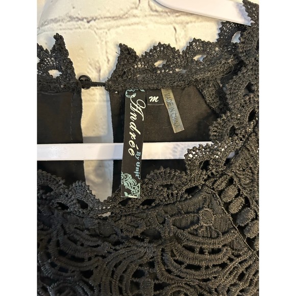 Women's Andree by Unit Black Midi Dress SZM. NWOT. - Picture 3 of 3